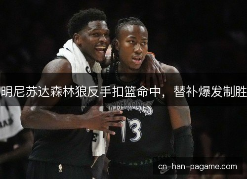 明尼苏达森林狼反手扣篮命中，替补爆发制胜
